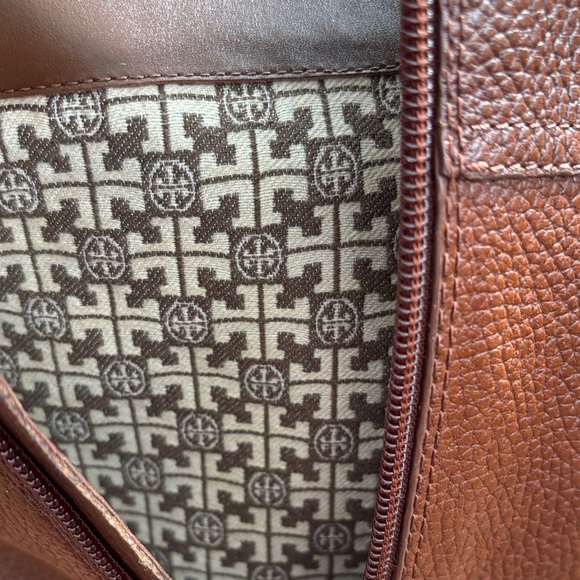 Tory Burch Rich Brown Heeled Boots - Picture 6 of 7